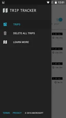 Trip Tracker android App screenshot 1